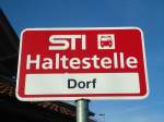 (136'822) - STI-Haltestelle - Uebeschi, Dorf - am 22.