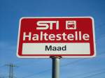 (136'833) - STI-Haltestelle - Pohlern, Maad - am 22.