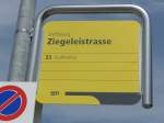 (153'729) - STI-Haltestelle - Steffisburg, Ziegeleistrasse - am 10.