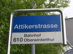 (179'651) - SW-Haltestelle - Wiesendangen, Attikerstrasse - am 16.