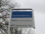 (200'087) - SW-Haltestelle - Wiesendangen, Gemeindehaus - am 23.