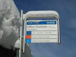 (143'143) - Theytaz-Haltestelle - Les Collons, Office Tourisme - am 3.