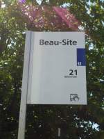 (135'061) - TL-Haltestelle - Lausanne, Beau-Site - am 11.