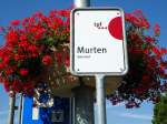 (128'057) - TPF-Haltestelle - Murten, Bahnhof - am 26.