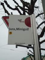 (132'712) - TPF-Haltestelle - Fribourg, Jura, Minigolf - am 7.