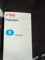 (132'844) - TPG-Haltestelle - Genve, Palexpo - am 10.