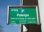 (132'845) - TPG-Haltestelle - Genve, Palexpo - am 10.