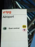 (132'848) - TPG-Haltestelle - Genve, Aroport - am 10.
