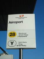 (138'248) - TPG-Haltestelle - Genve, Aroport - am 9.
