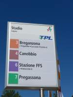 (155'224) - TPL-Haltestelle - Lugano, Stadio - am 13.