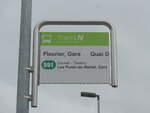 (226'844) - transN-Haltestelle - Fleurier, Gare - am 1.