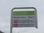 (226'847) - transN-Haltestelle - Fleurier, Gare - am 1. August 2021