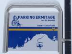 (148'699) - TVB-Haltestelle - Verbier, Parking Ermitage - am 2.