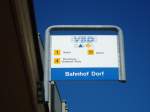 (128'277) - VBD-Haltestelle - Davos, Bahnhof Dorf - am 7.