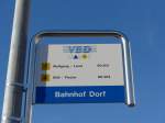 (167'795) - VBD-Haltestelle - Davos, Bahnhof Dorf - am 19.