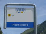 (218'918) - VBD-Haltestelle - Davos, Flelastrasse - am 20. Juli 2020