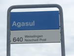 (217'701) - VBG-Haltestelle - Agasul - am 8.