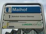 (131'469) - VBL-Haltestelle - Luzern, Maihof - am 8.