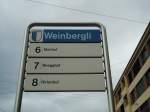 (131'497) - VBL- Haltestelle - Luzern, Weinbergli - am 8.