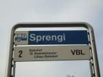 (132'967) - VBL-Haltestelle - Emmenbrcke, Sprengi - am 11.