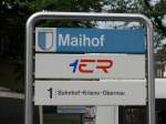 (154'031) - VBL-Haltestelle - Luzern, Maihof - am 19.