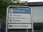 (164'872) - VBL-Haltestelle - Luzern, Brelstrasse - am 16.