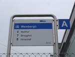 (189'347) - VBL-Haltestelle - Luzern, Weinbergli - am 17.
