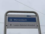 (189'356) - VBL-Haltestelle - Luzern, Wrzenbach - am 17.