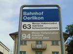 (134'867) - VBZ-Haltestelle - Oerlikon, Bahnhof - am 10.