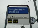 (143'747) - VBZ-Haltestelle - Zrich, Burghaldenstrasse - am 21.