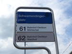 (182'659) - VBZ-Haltestelle - Zrich, Schwamendingerplatz - am 3.