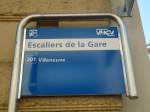 (147'344) - VMCV-Haltestelle - Escaliers de la Gare - am 22.