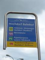 (153'538) - BSF/ZVB-Haltestelle - Hochdorf, Bahnhof - am 2.