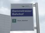 (154'083) - ZVB-Haltestelle - Zug, Dammstrasse/Bahnhof - am 19.