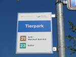 (164'366) - ZVB-Haltestelle - Goldau, Tierpark - am 31.