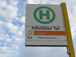 (183'875) - Bus-Haltestelle - Herrenberg, Affsttter Tal - am 23. August 2017