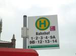 (131'540) - Bus-Haltestelle - Konstanz, Bahnhof - am 9.