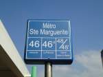 (130'577) - Bus-Haltestelle - Marseille, Mtro Ste Marguerite - am 15. Oktober 2010