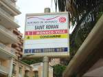 (130'629) - Bus-Haltestelle - Monaco, Saint Roman - am 16.