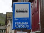 (182'254) - Bus-Haltestelle in Montespluga am 24.