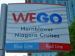 (152'872) - Bus-Haltestelle - Clifton Hill, Hornblower Niagara Cruises - am 15.