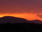 (207'137) - Abendrot am 3. Juli 2019 bei Sevlievo