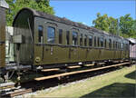 Bayrisches Eisenbahnmuseum, Dampffest 2025.

Bayerischer Abteilwagen 3. Klasse. Nördlingen, Juni 2025.