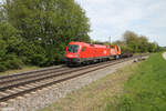 1116 176 + 273 006 Northrail und ein Snp Wagen bei Pölling.