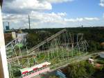 (128'411) - Aussicht auf den Vergngungspark im Prater am 9.
