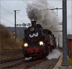 TKp 16 'Śląsk' in Halloweenverkleidung auf dem Weg nach St-Sulpice.