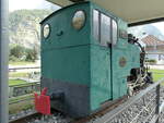 (237'330) - Wasserdampf-Lokomotive  Simplon  - Nr. 1 - am 19. Juni 2022 beim Bahnhof Kandersteg