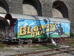(215'180) - Blonay-Chamby-Gterwagen am 14.