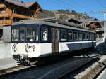 (246'367) - MOB-Triebwagen - Nr. 1007 - am 21. Februar 2023 im Bahnhof Zweisimmen