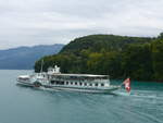 (184'666) - Dampfschiff Blmlisalp beim Spiezberg am 4.